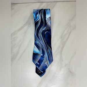 J. Garcia artsy corpcore Urban Cat Ghost Collector’s Edition silk necktie